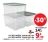 Promo Lot de 3 boîtes "Color Lid" 10L Sundis