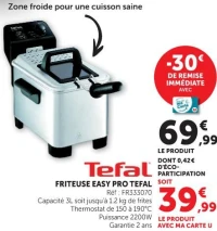 Tefal Friteuse Easy Pro Tefal