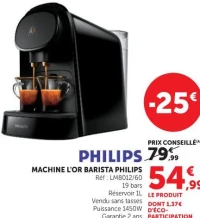 Machine L'Or Barista Philips