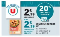 MINI NEMS AU PORC U
