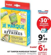 KIT TAMPON MARQUEUR TRODAT