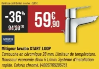 Mitigeur lavabo START LOOP