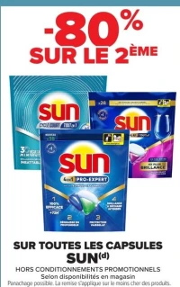 Toutes les capsules Sun