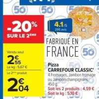 Pizza Carrefour Classic'