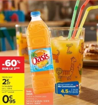 Soda Oasis Tropical ou Pomme cassis framboise