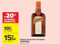 Liqueur aux écorces d'oranges COINTREAU