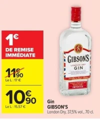 Gin GIBSON'S London Dry