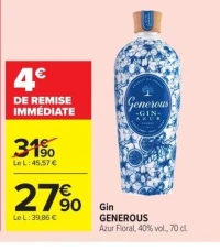 Gin GENEROUS Azur Floral