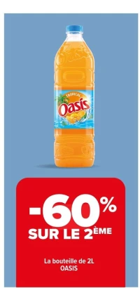 Boisson aux fruits Oasis Tropical 2L