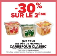 Dés de fromage Carrefour Classic'