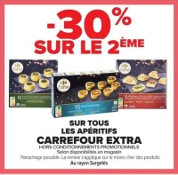 Apéritifs surgelés Carrefour Extra