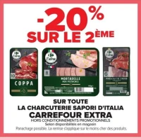 Charcuterie Sapori D'Italia Carrefour Extra