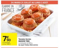 Tomates farcies MAISON TINO