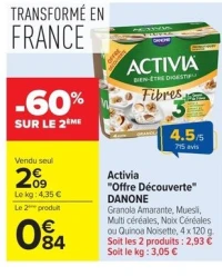 Activia "Offre Découverte" Danone