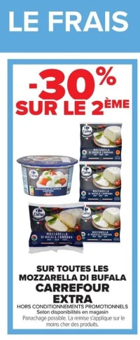 Mozzarella di bufala campana Carrefour Extra