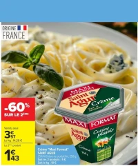 Crème "Maxi Format" Saint Agur