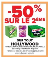 Gamme de chewing-gums Hollywood (Hollywood, Hollywood Vibes, Hollywood Style)