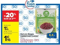 Haricots Rouges CARREFOUR CLASSIC