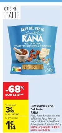 Pâtes farcies Arte Del Pesto RANA