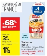 Tendre croc' HERTA