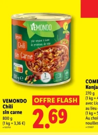 VEMONDO Chili sin carne
