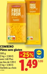 COMBINO Pâtes sans gluten