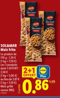 SOL&MAR Maïz frito