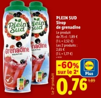 Plein Sud Sirop de grenadine
