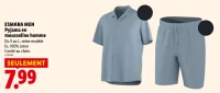 ESMARA MEN Pyjama en mousseline homme