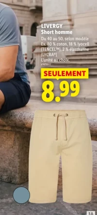Short homme