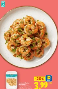 Crevettes ASC cuites décortiquées Recette ail et fines herbes