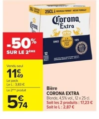 Bière Corona Extra