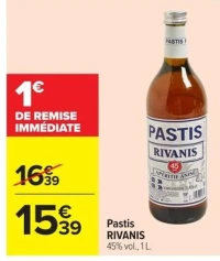 Pastis RIVANIS 45% vol.
