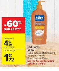 Lait Corps Mixa