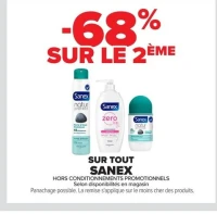 Gamme de soins et hygiène Sanex