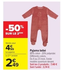Pyjama bébé