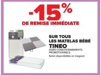 Matelas bébé Tineo