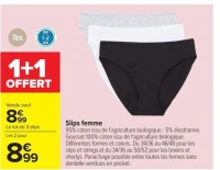 Slips femme Tex