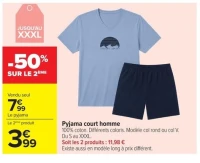 Pyjama court homme