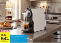 Machine à expresso blanche Medek KM-C0518