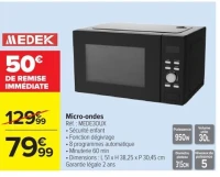 Medek Micro-ondes MEDE30UX