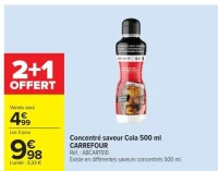Concentré saveur Cola 500 ml CARREFOUR