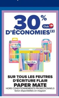 Feutres d'écriture Flair Paper Mate