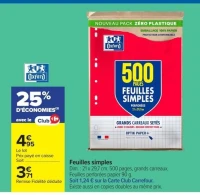 Feuilles simples Oxford