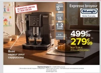 Expresso broyeur DeLonghi ECAM13.123B Compacte