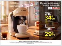 Machine multi boissons Tassimo Style vanille Bosch TAS117E