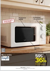 Micro-ondes Simply SMO17LG-26