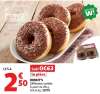 Donut's assortis 4 pieces