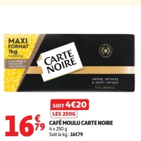 Café moulu Carte Noire
