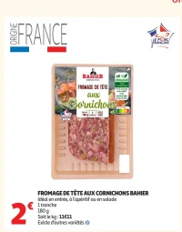 Fromage de tête aux cornichons Bahier